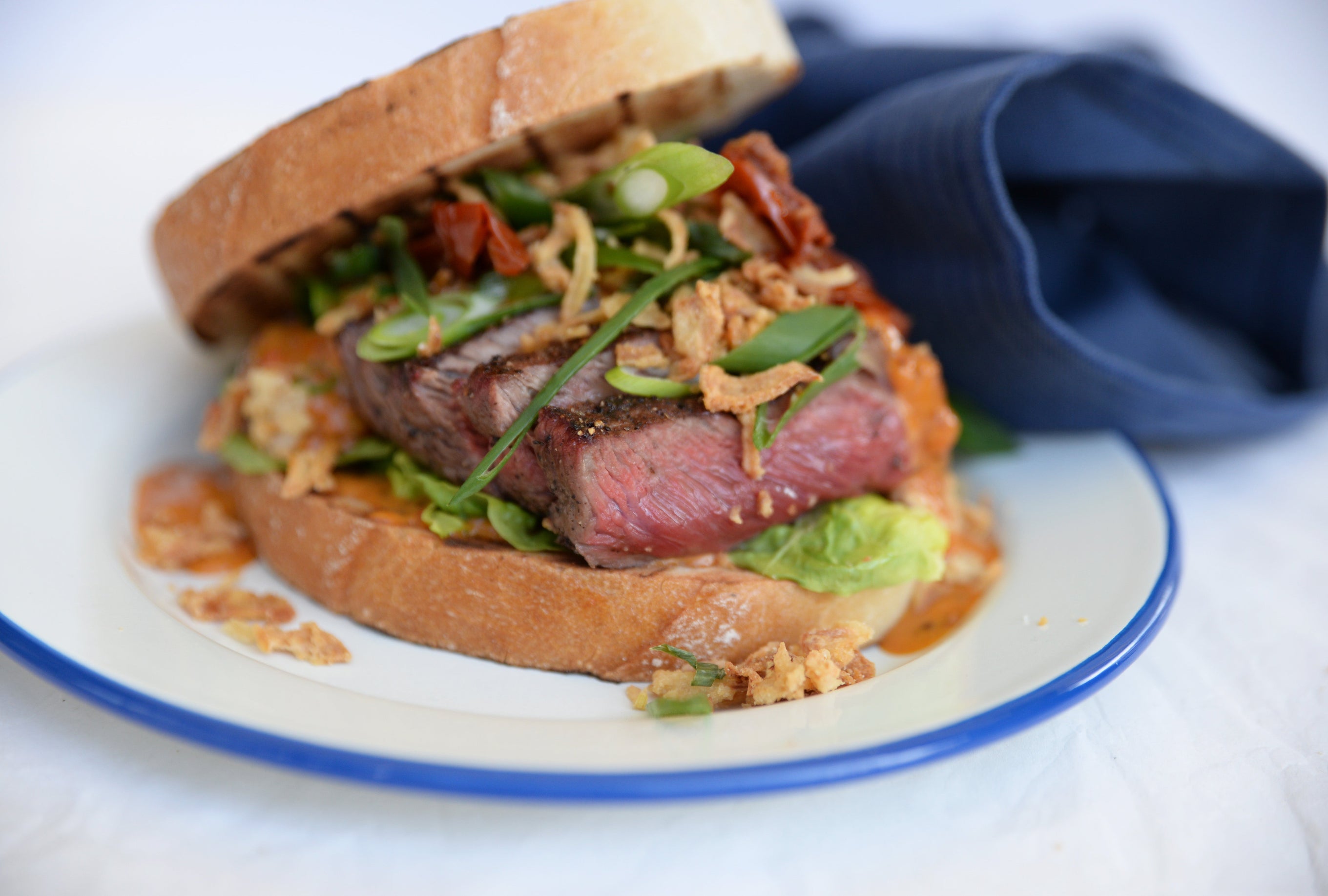 Pfeffersteak-Sandwich Pfeffersteak-Sandwich