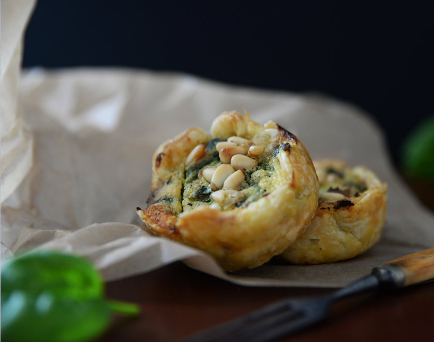 Spinat-Ricotta-Quiches Spinat-Ricotta-Quiches