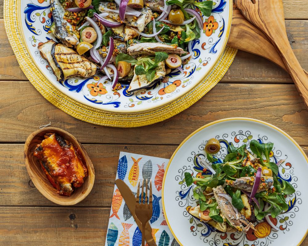 Gegrillter Gemüsesalat Gegrillter Gemüsesalat