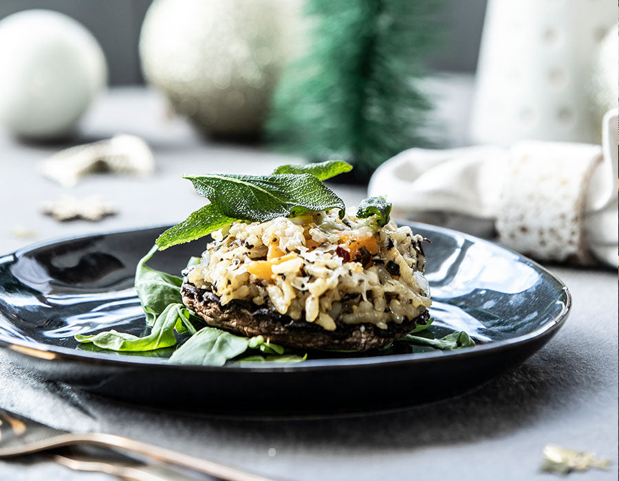 Gefüllte Portobellos | Oil & Vinegar Gefüllte Portobellos | Oil & Vinegar