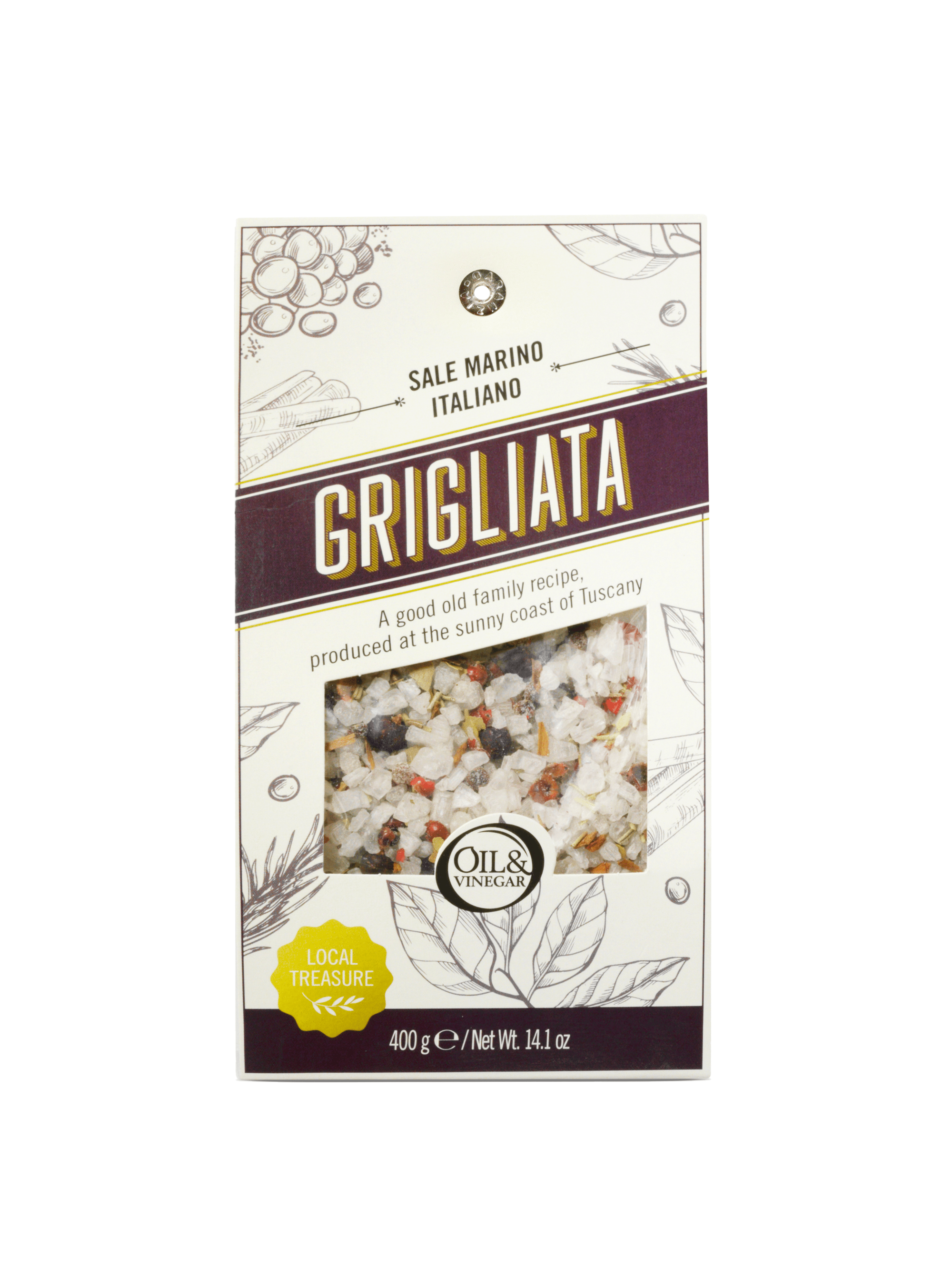 Italienisches Grigliata Salz - 400 g Italienisches Grigliata Salz - 400 g