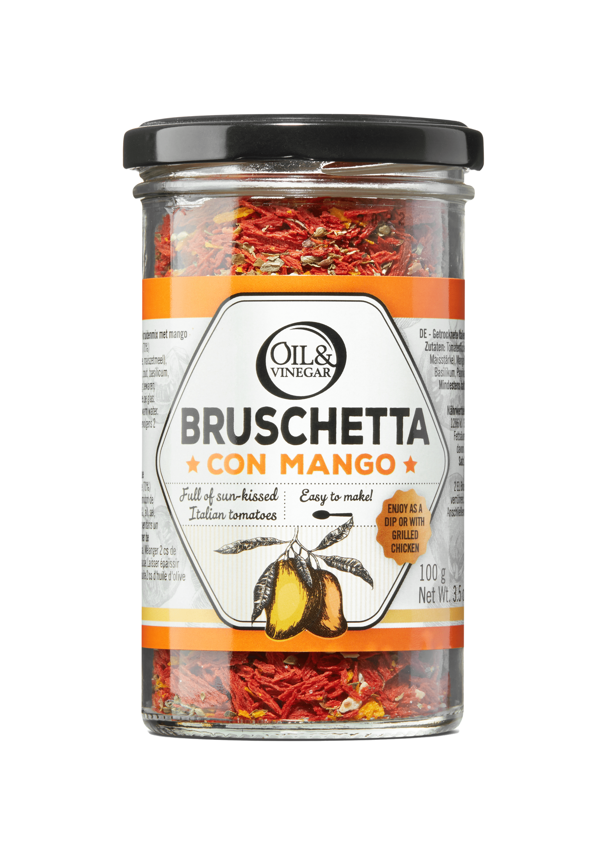 Bruschetta Gewürzmischung mit Mango - 100 g Bruschetta Gewürzmischung mit Mango - 100 g