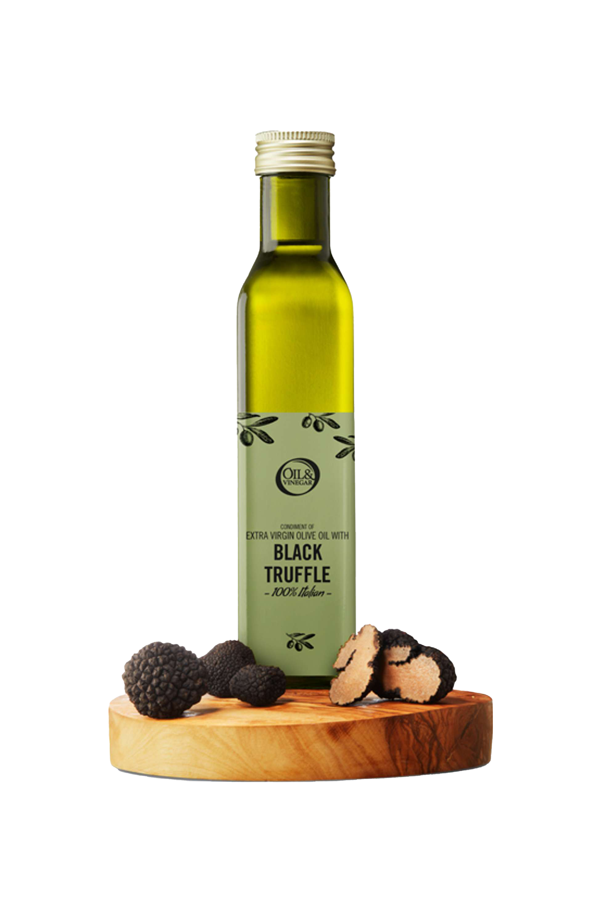 Natives Olivenöl Extra mit Schwarzem Trüffel - 250 ml Natives Olivenöl Extra mit Schwarzem Trüffel - 250 ml