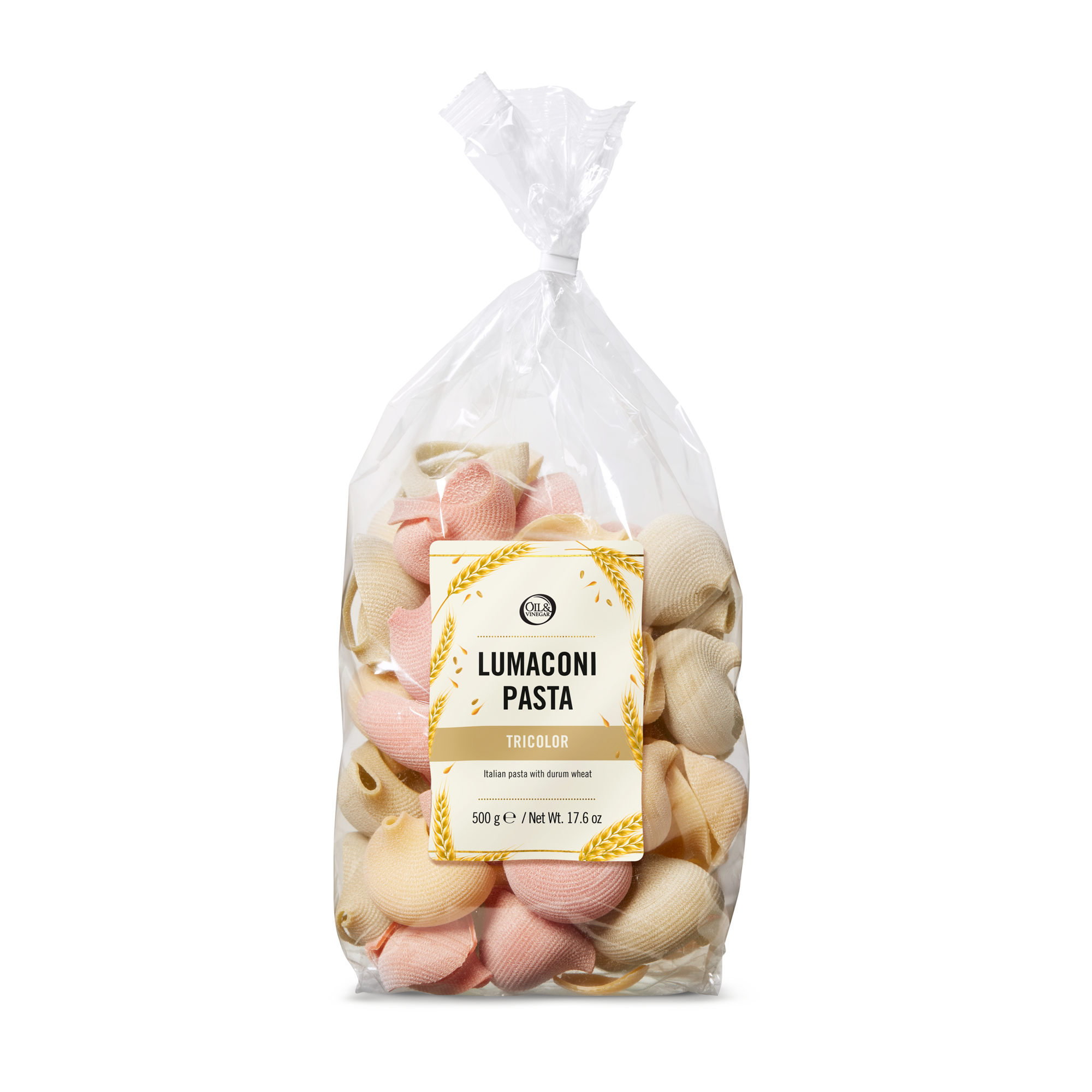 Pastamuscheln Lumaconi Trecolore - 500 g Pastamuscheln Lumaconi Trecolore - 500 g