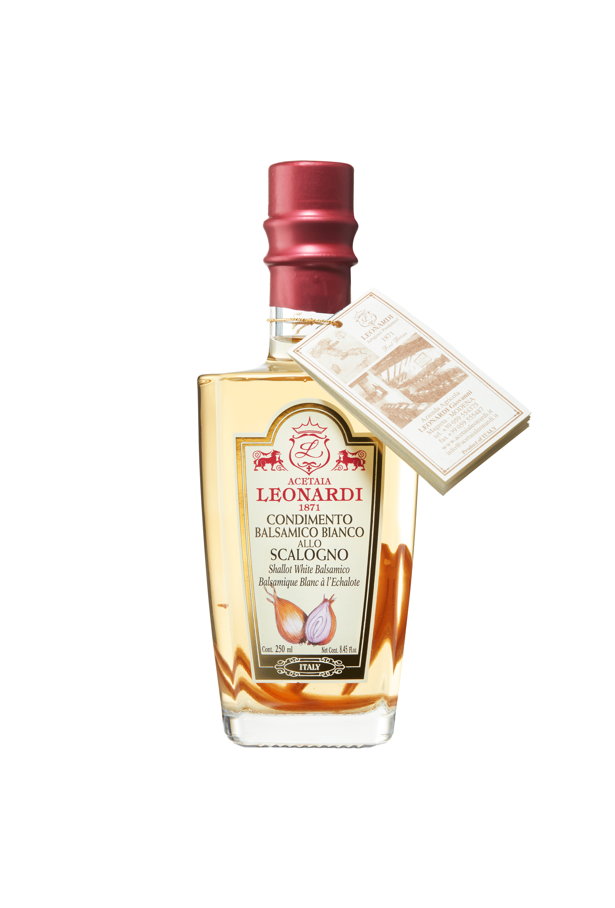 Weißer Balsamico mit Schalotten - Bianco allo Scalogno - 250 ml Weißer Balsamico mit Schalotten - Bianco allo Scalogno - 250 ml