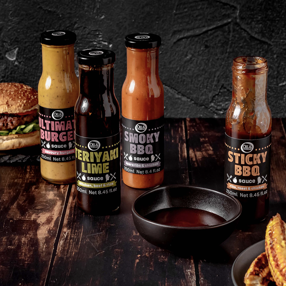 Rauchige Grill BBQ Sauce - 250 ml Rauchige Grill BBQ Sauce - 250 ml