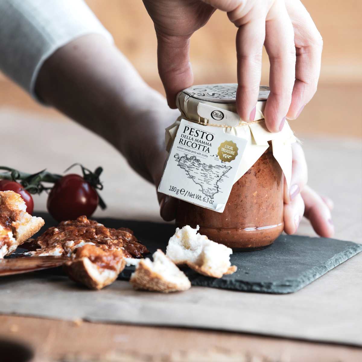 Pesto della Mamma mit Ricotta - 180 g Pesto della Mamma mit Ricotta - 180 g