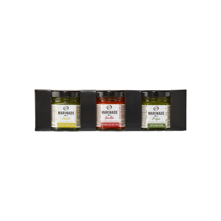 Marinaden-Trio Assisi Sevilla Fréjus- Geschenkset - 3x45 ml Marinaden-Trio Assisi Sevilla Fréjus- Geschenkset - 3x45 ml
