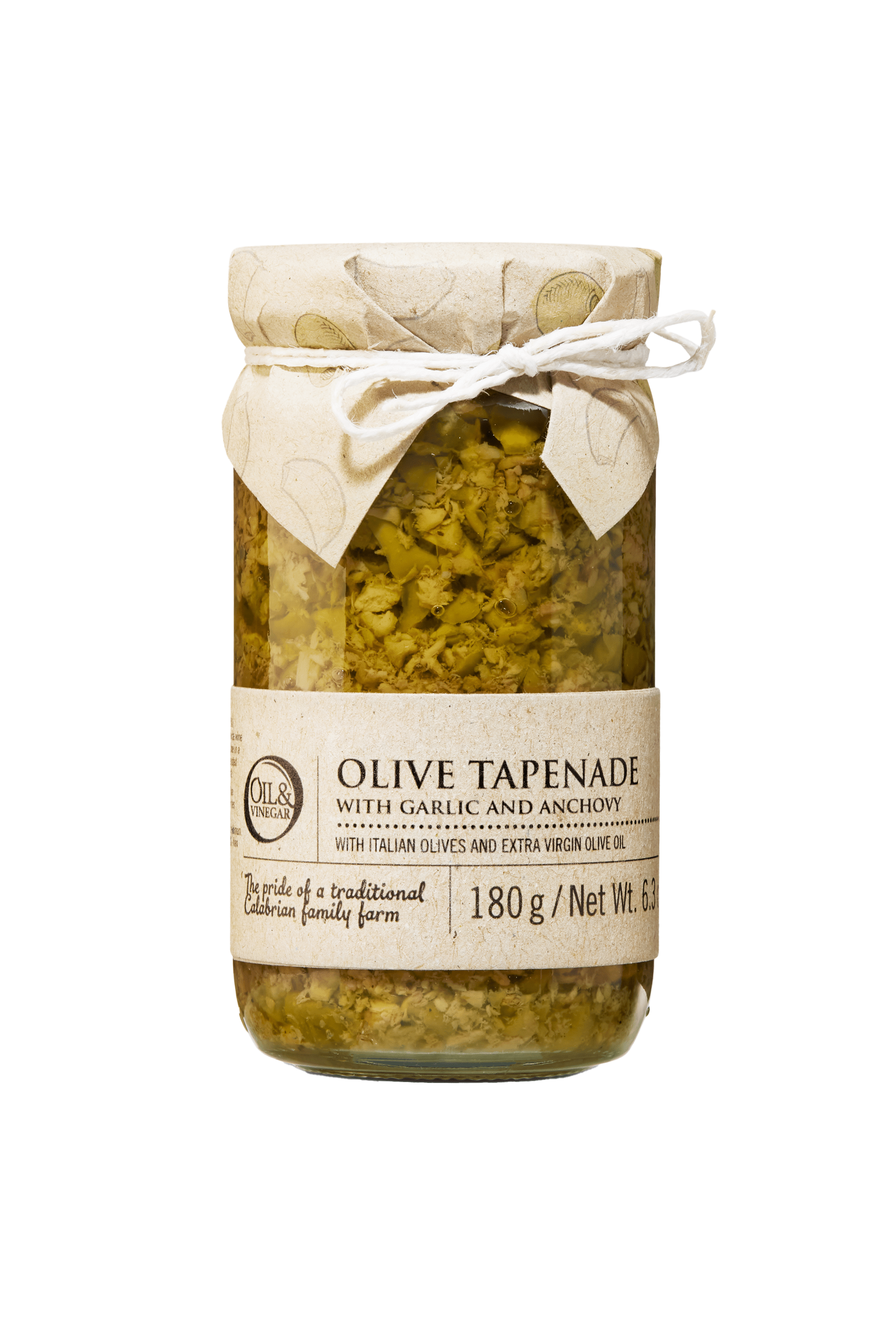 Oliven-Tapenade mit Knoblauch und Sardellen - 180 g Oliven-Tapenade mit Knoblauch und Sardellen - 180 g