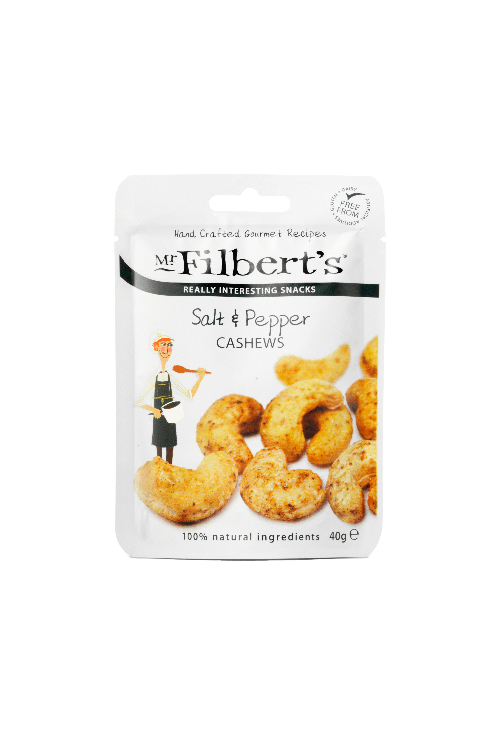 Salt & Pepper Cashews - 40 g Salt & Pepper Cashews - 40 g