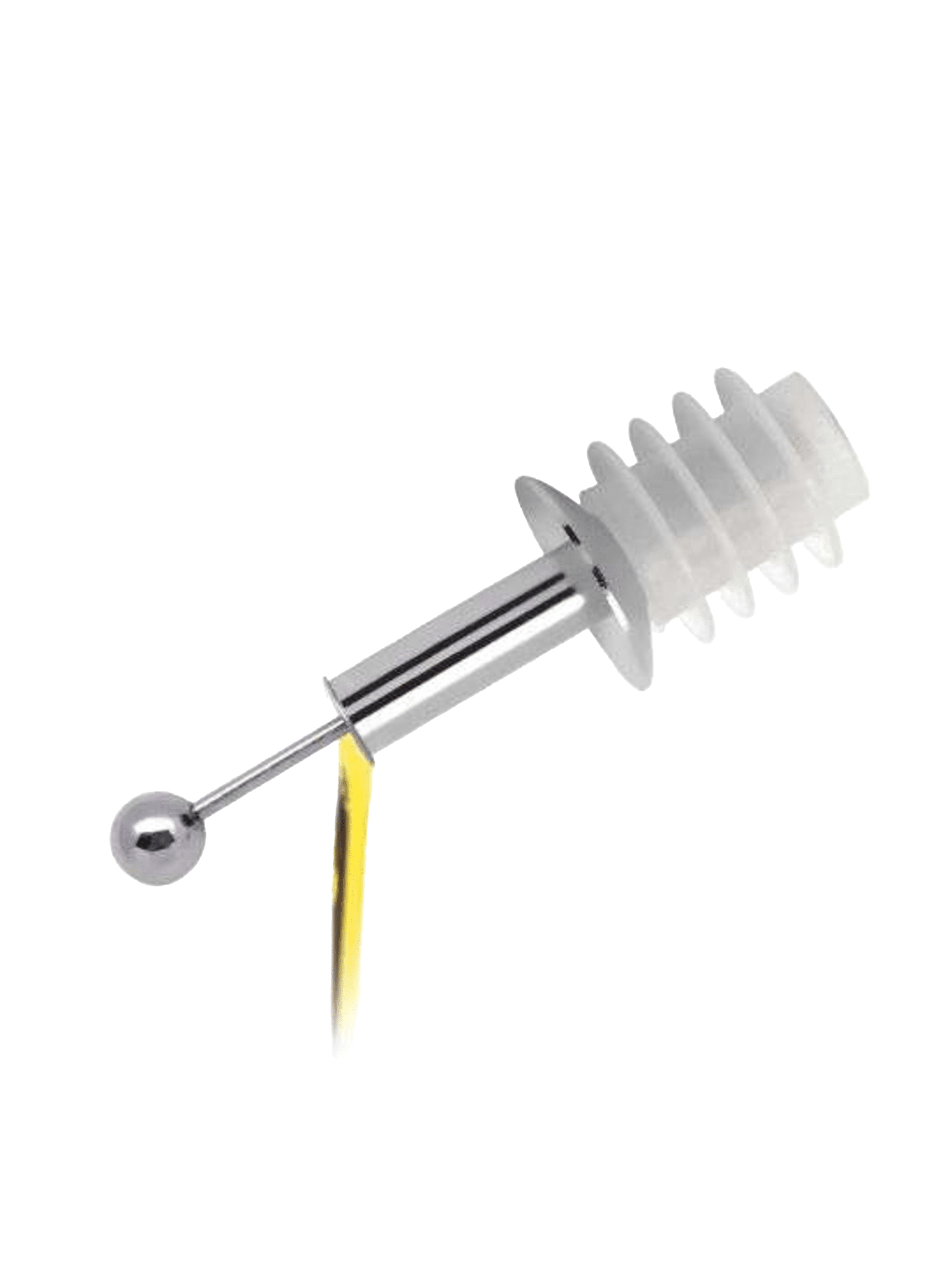 Ball-Ausgießer für Öl und Essig mit Kugelverschluss Ball-Ausgießer für Öl und Essig mit Kugelverschluss