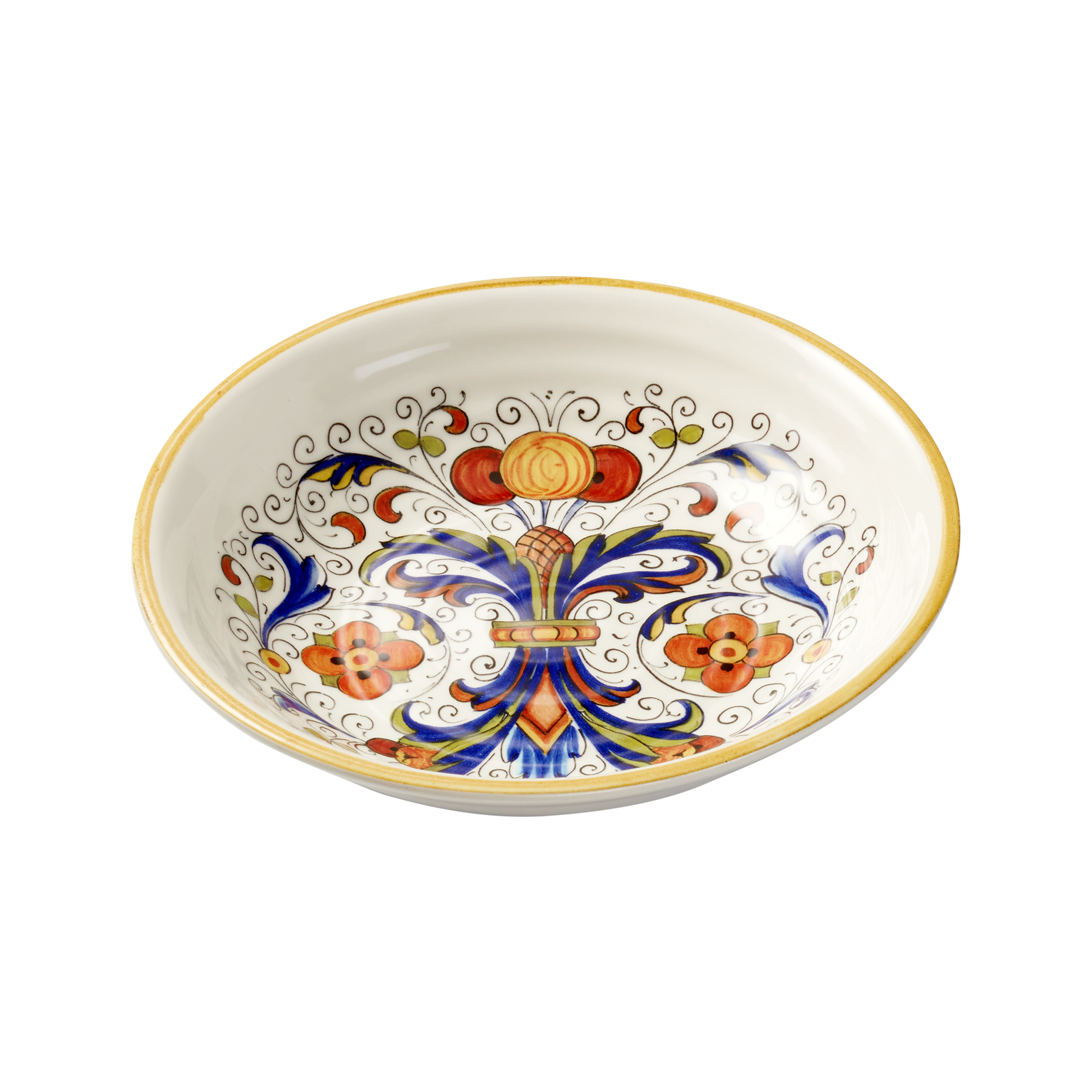 Pastateller in Deruta Keramik - 22 cm Pastateller in Deruta Keramik - 22 cm
