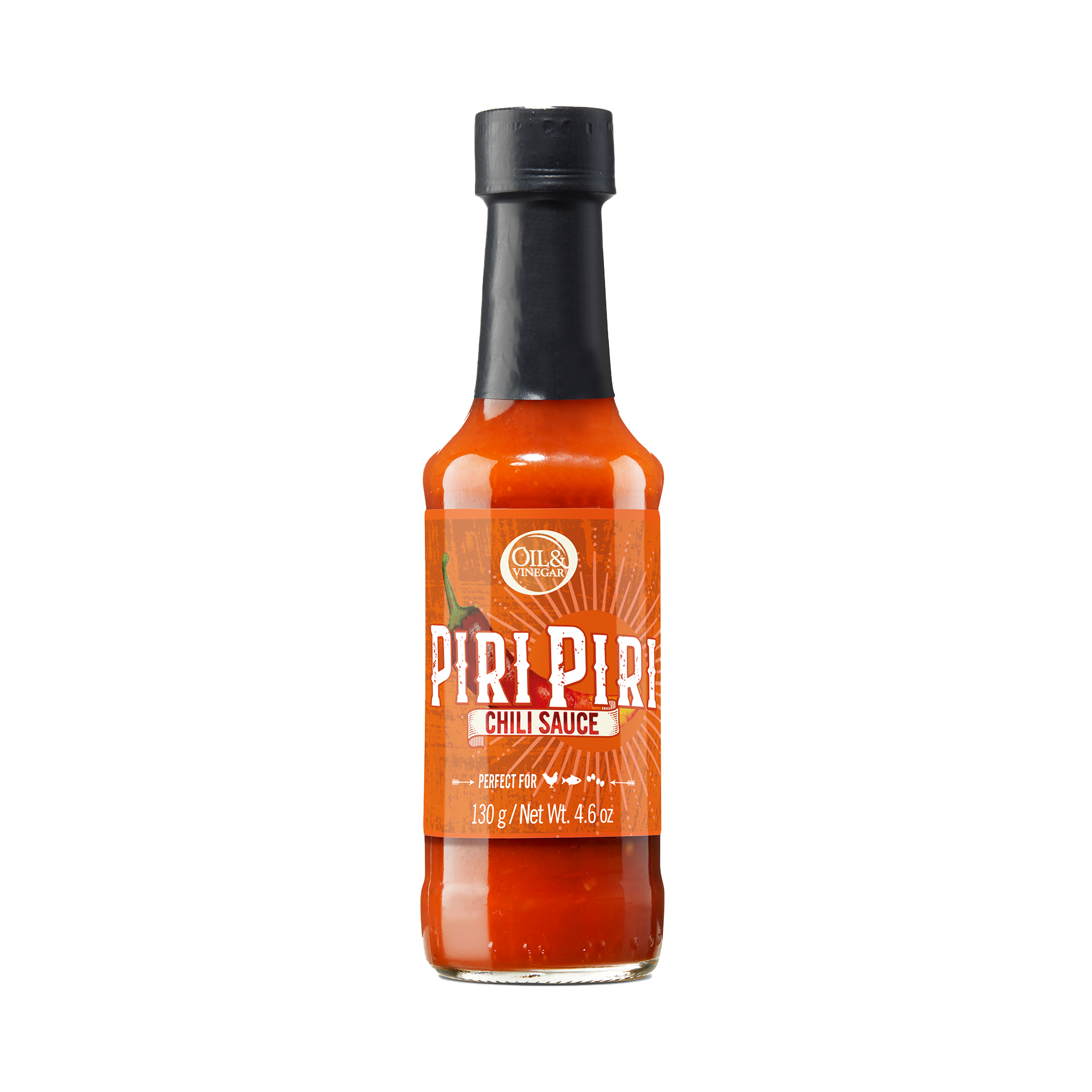 Piri Piri Sauce mit Scharfen Chilis - 130 g Piri Piri Sauce mit Scharfen Chilis - 130 g
