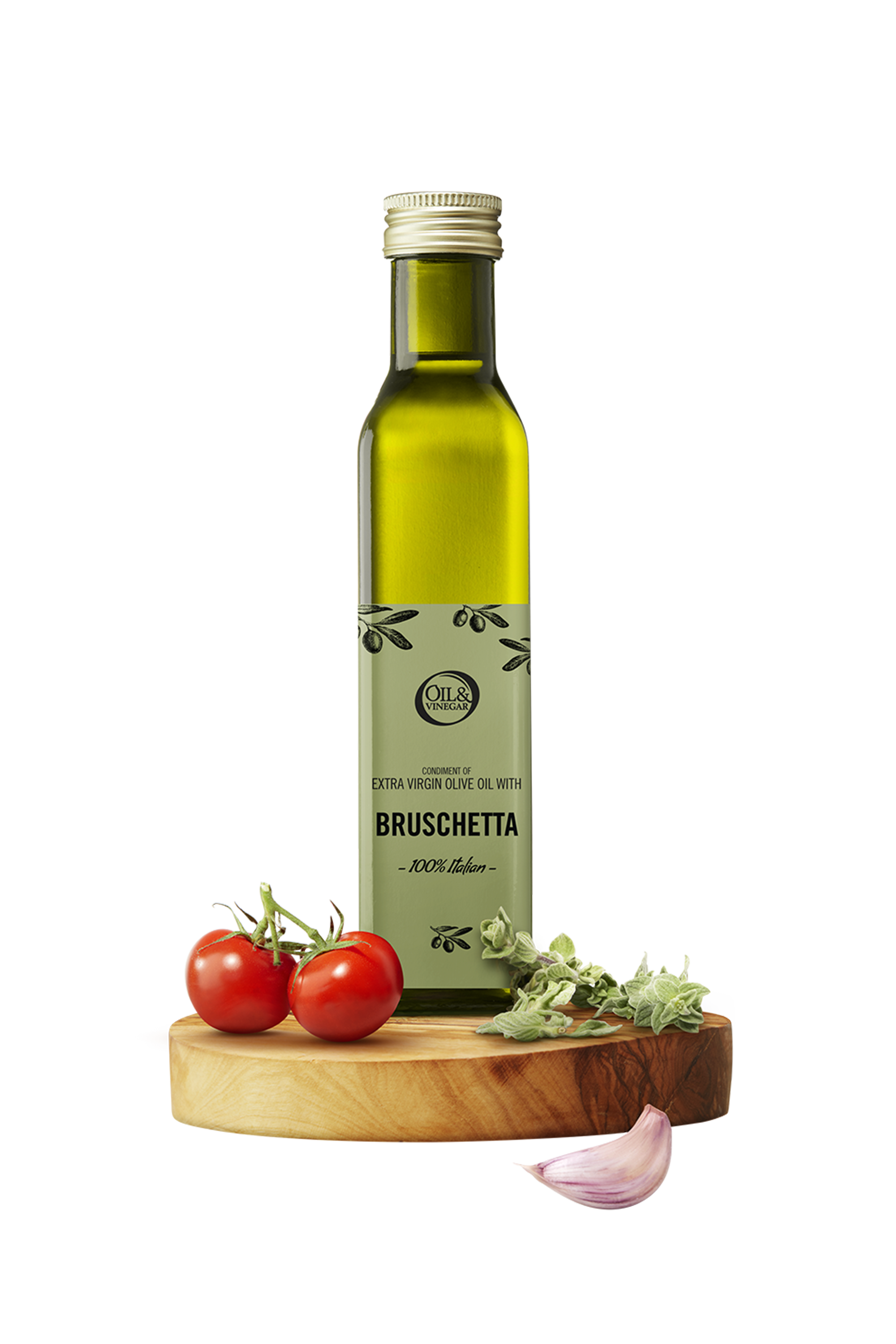 Natives Olivenöl Extra mit Bruschetta - 250 ml Natives Olivenöl Extra mit Bruschetta - 250 ml