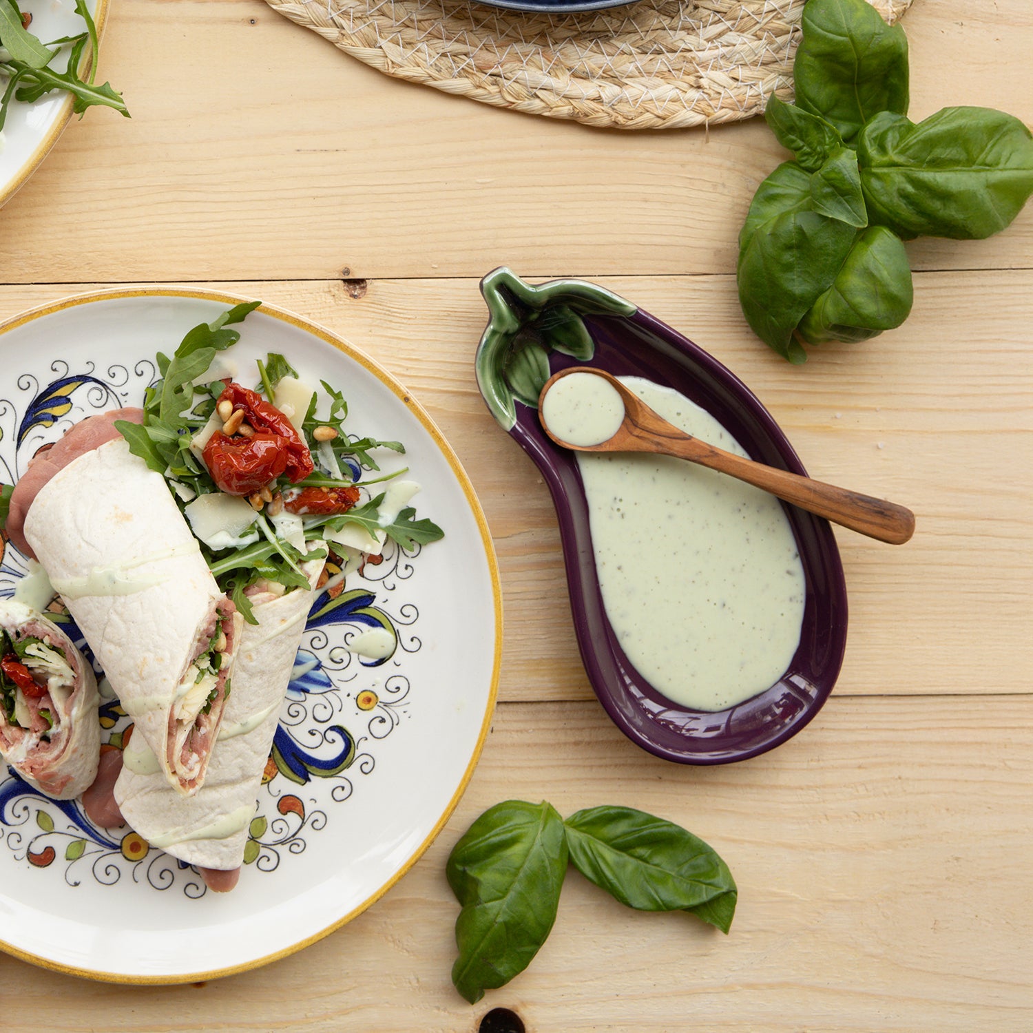 Aubergine Schale - 19x10x2cm Aubergine Schale - 19x10x2cm