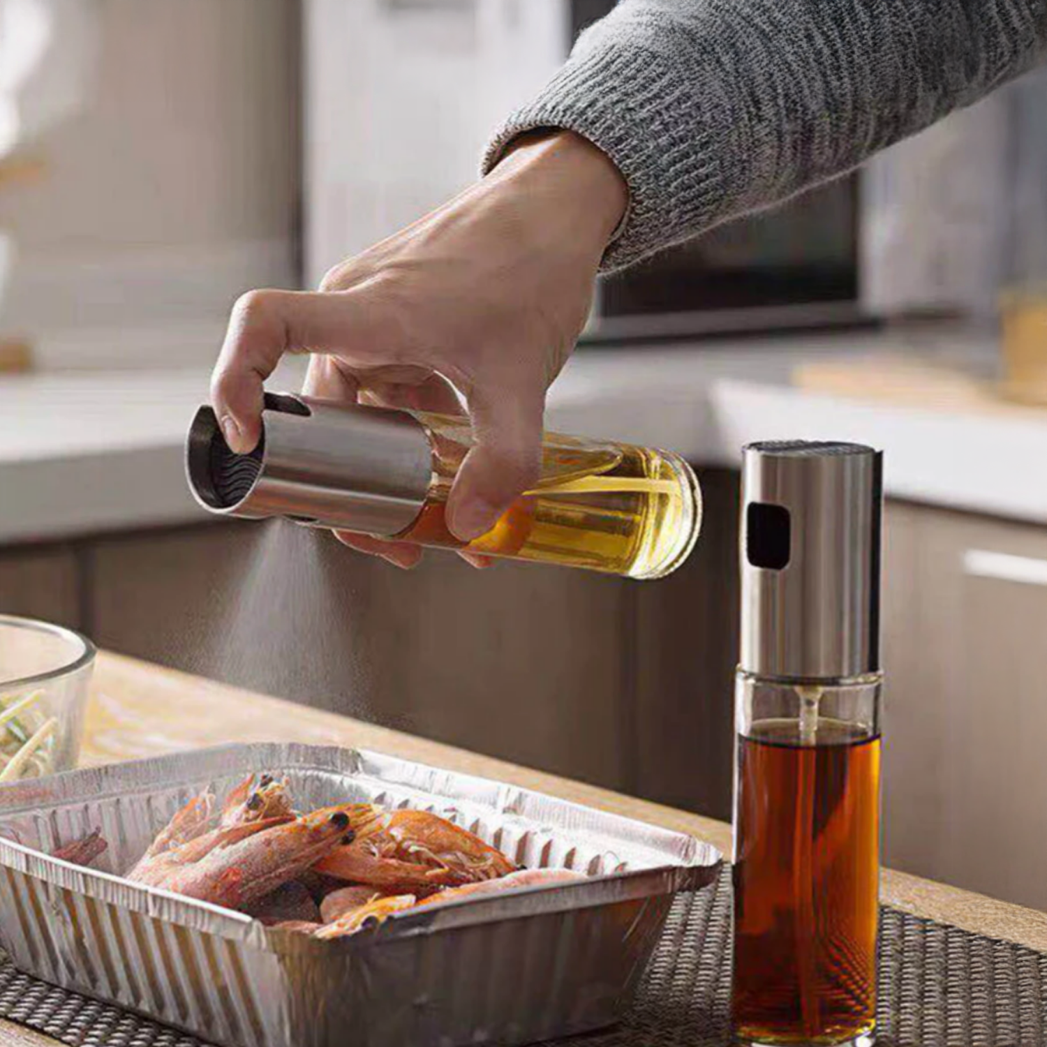 Glassprühflasche für Öl und Essig - 100ml Glassprühflasche für Öl und Essig - 100ml