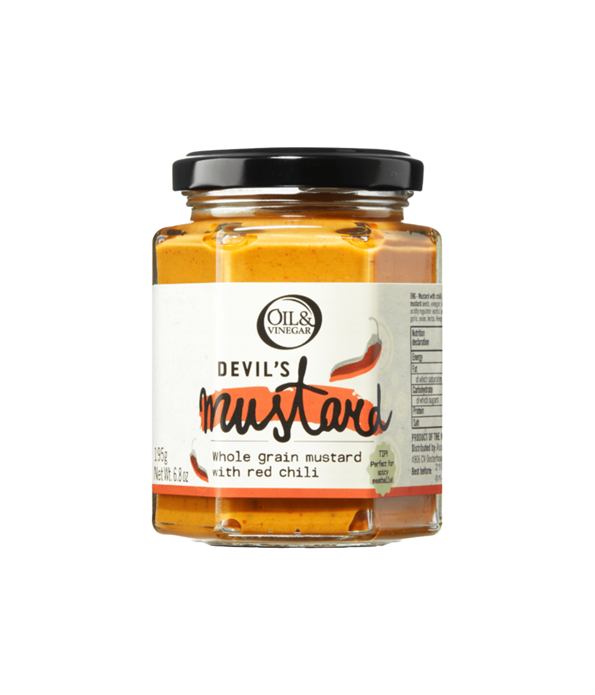 Senf mit rotem Chili - Devil's Mustard - 195 g Senf mit rotem Chili - Devil's Mustard - 195 g