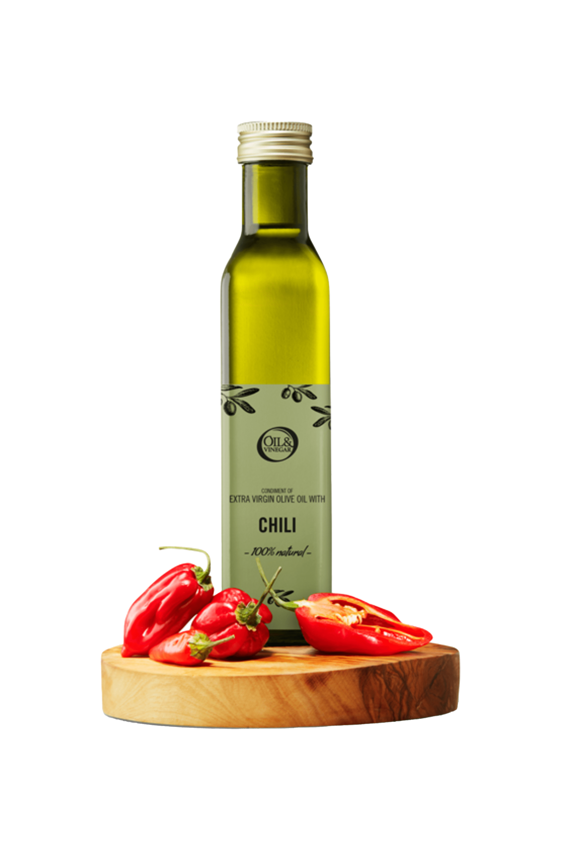 Natives Olivenöl Extra mit Chili - 250 ml Natives Olivenöl Extra mit Chili - 250 ml