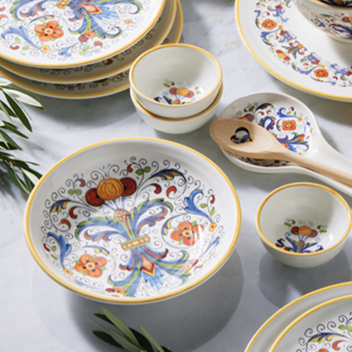 Frühstücksschale in Deruta Keramik - 16 cm Frühstücksschale in Deruta Keramik - 16 cm