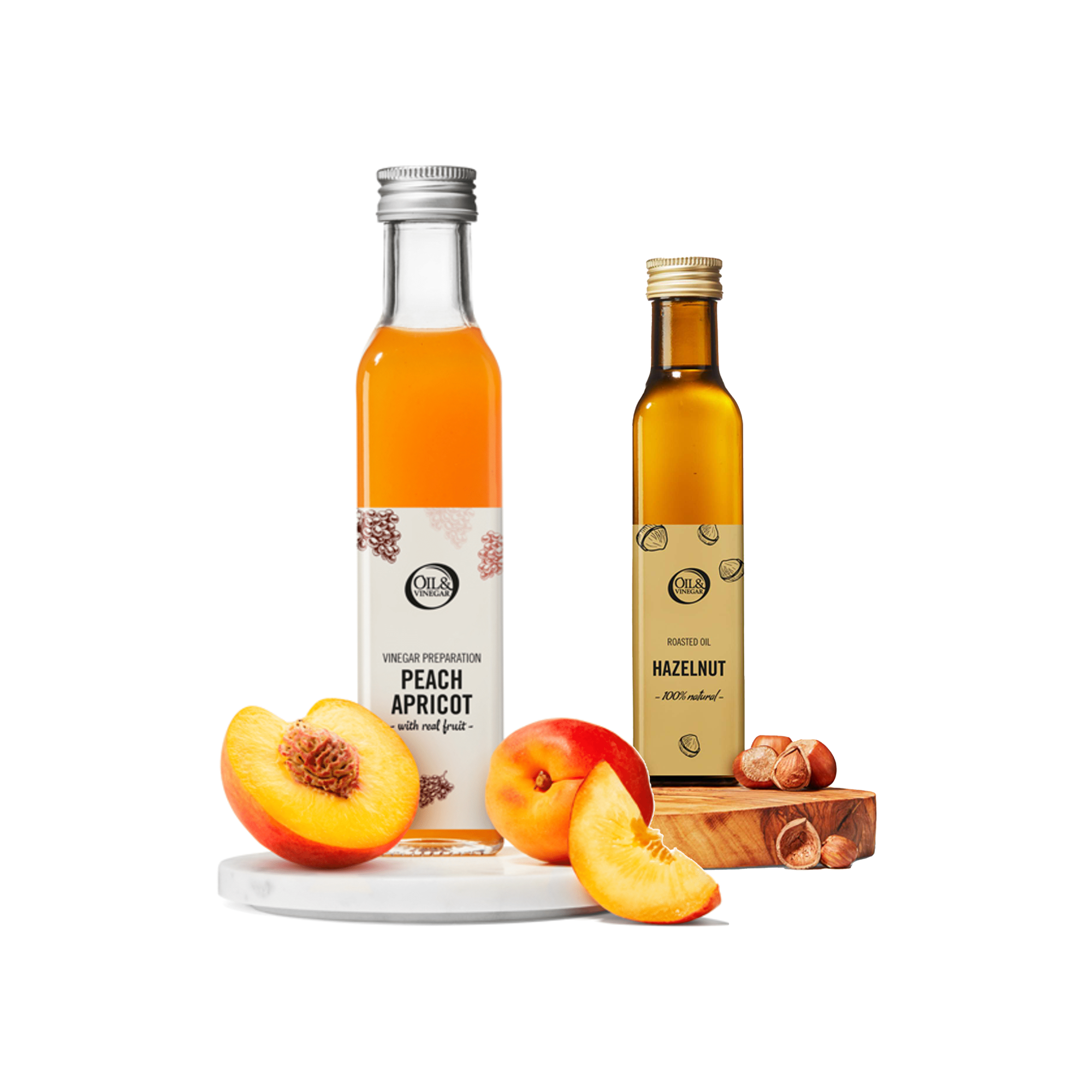 Pfirsich-Aprikose-Haselnuss-Duo – 2x250 ml Pfirsich-Aprikose-Haselnuss-Duo – 2x250 ml