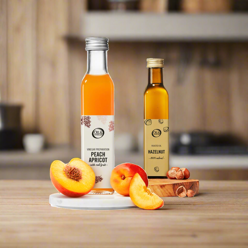 Pfirsich-Aprikose-Haselnuss-Duo – 2x250 ml Pfirsich-Aprikose-Haselnuss-Duo – 2x250 ml