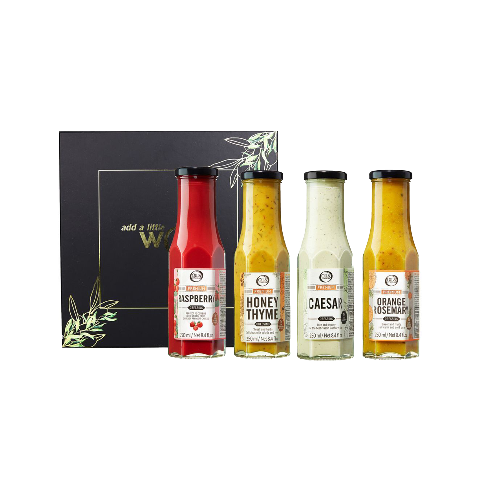 Geschenk-Dressings und Saucen Geschenk-Dressings und Saucen