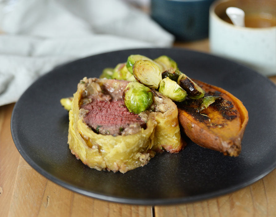 Beef Wellington mit Trüffelsauce