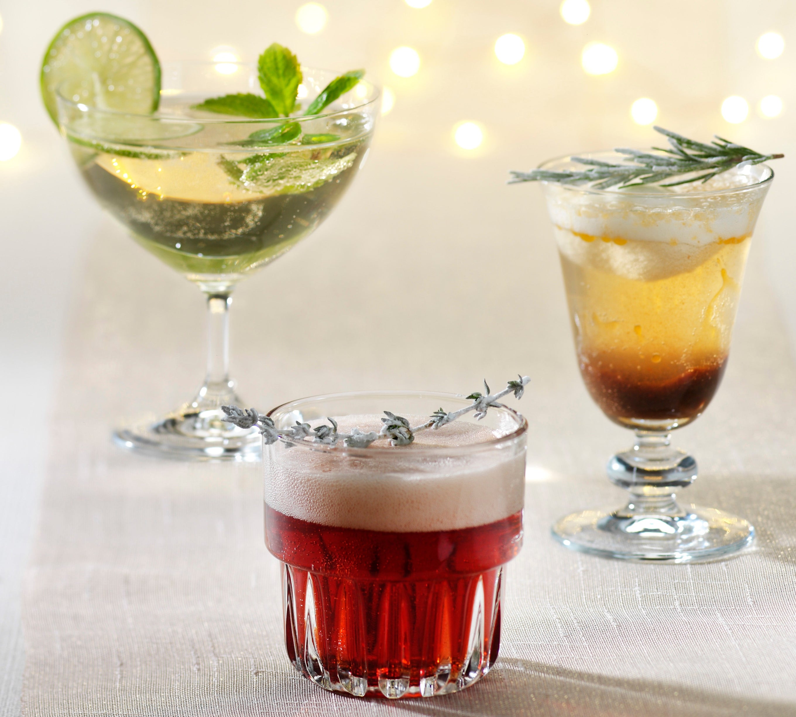 Festliche Cocktails