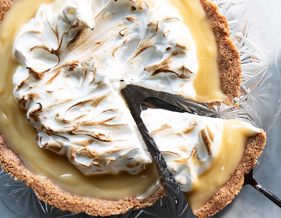 Limoncello-Baiser-Kuchen
