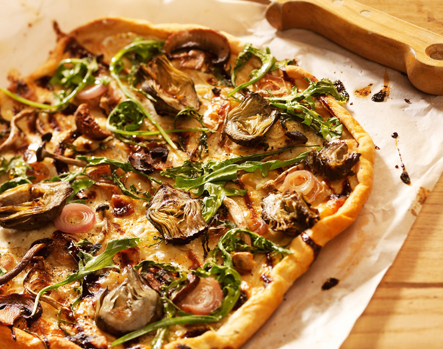 Pizza mit Artischocken