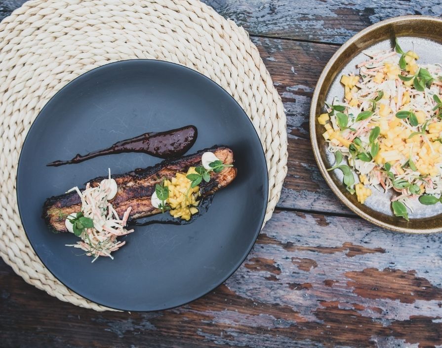 Gemarineerd buikspek