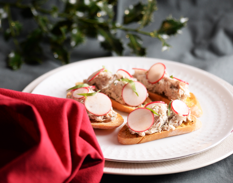 Rilette van gerookte makreel