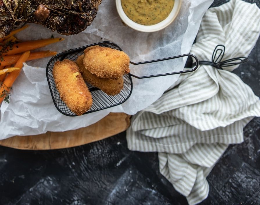 Aardappelkroketjes met pastinaak