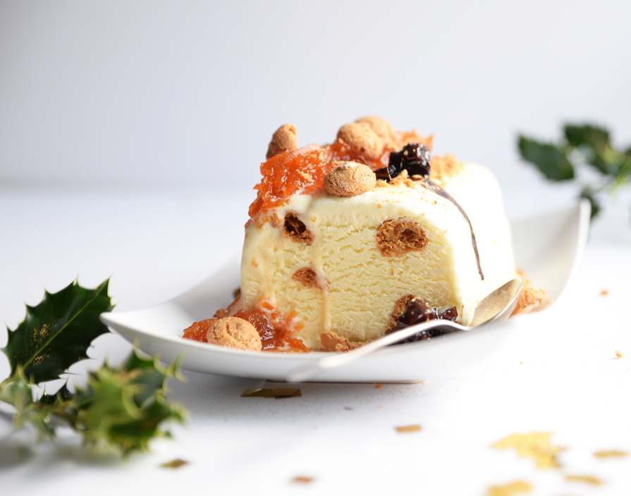 Romige amarettiparfait