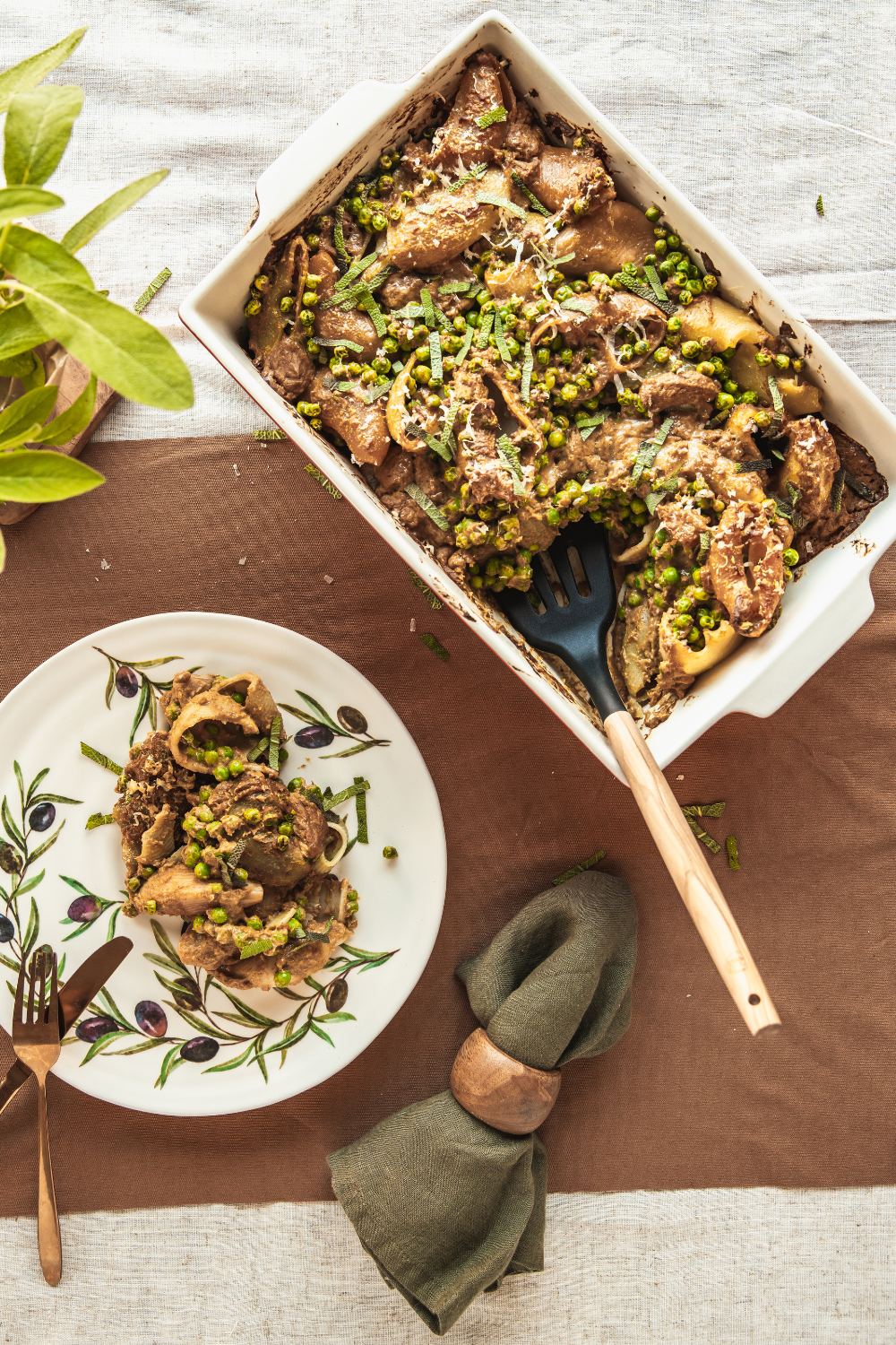 Kürbis-Pasta-Auflauf