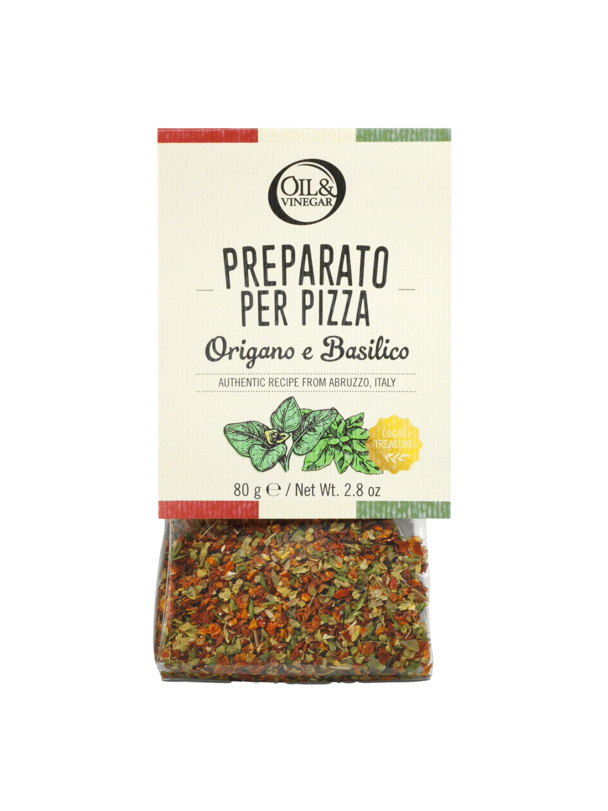 Gewürzmischung für Pizza - Oregano und Basilikum - 80 g