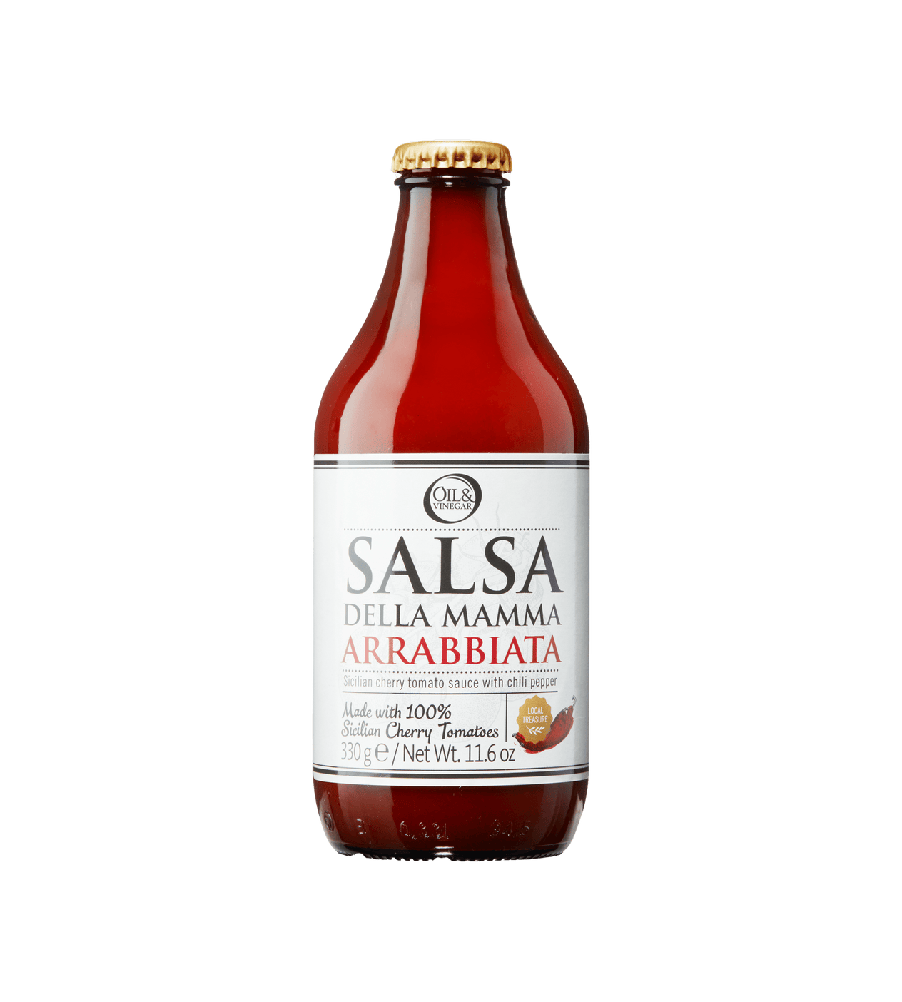 Salsa della Mamma Arrabbiata - Sizilianische Kirschtomatensauce mit Chili - 330 g
