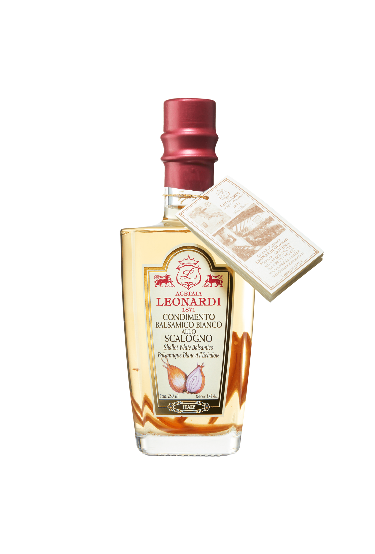 Weißer Balsamico mit Schalotten - Bianco allo Scalogno - 250 ml