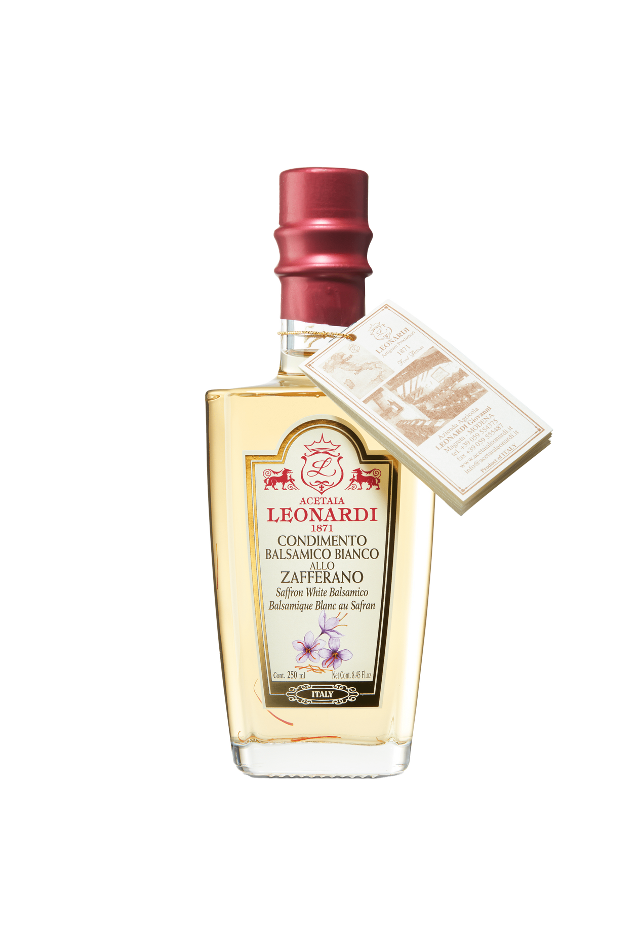 Weißer Balsamico mit Safran - Bianco allo Zafferano - 250 ml