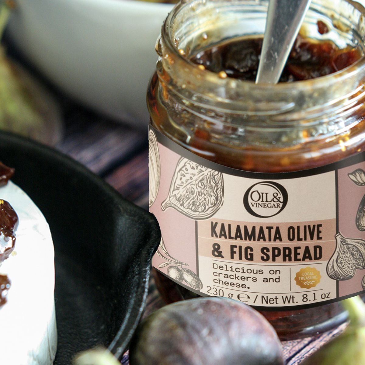 Griechische Kalamata Oliven & Feigen Aufstrich - 230 g