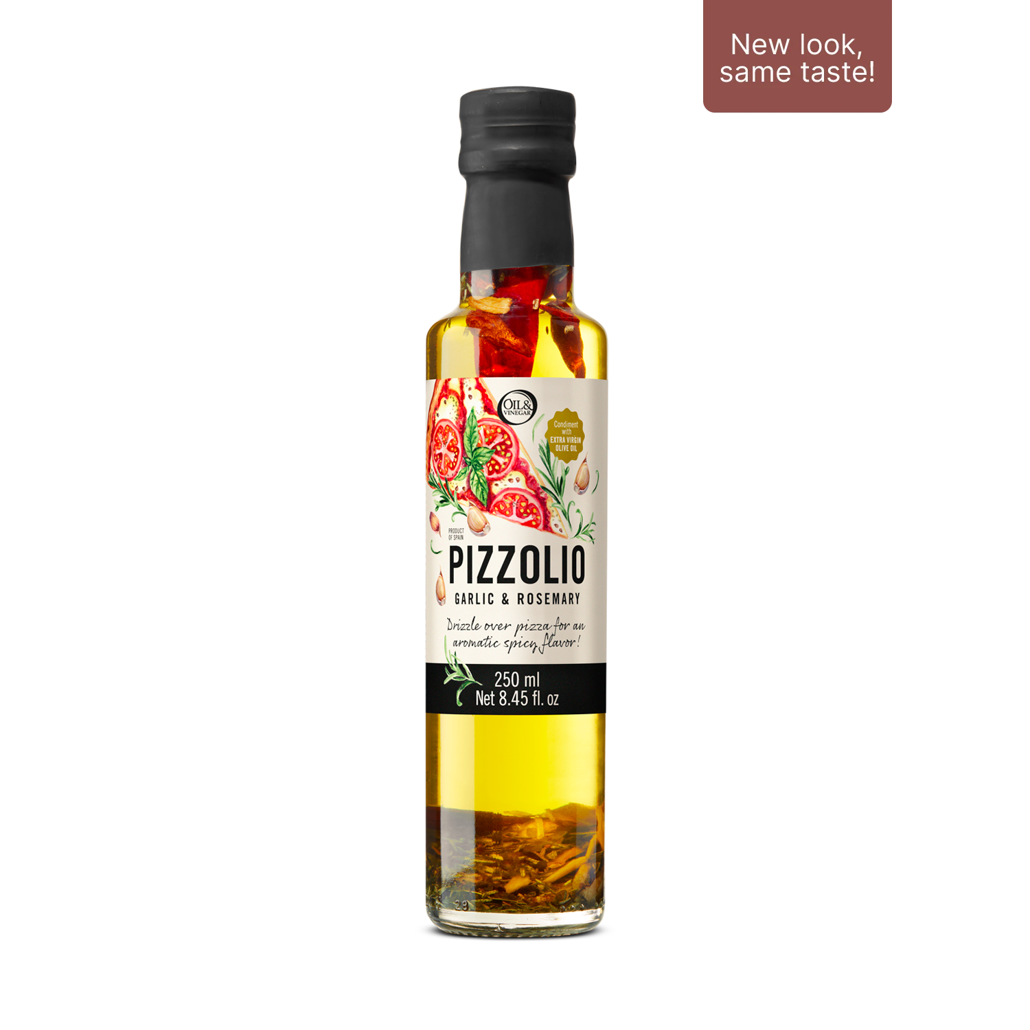 Pizzolio Natives Olivenöl Extra für Pizza - intensiv würzig - 250 ml