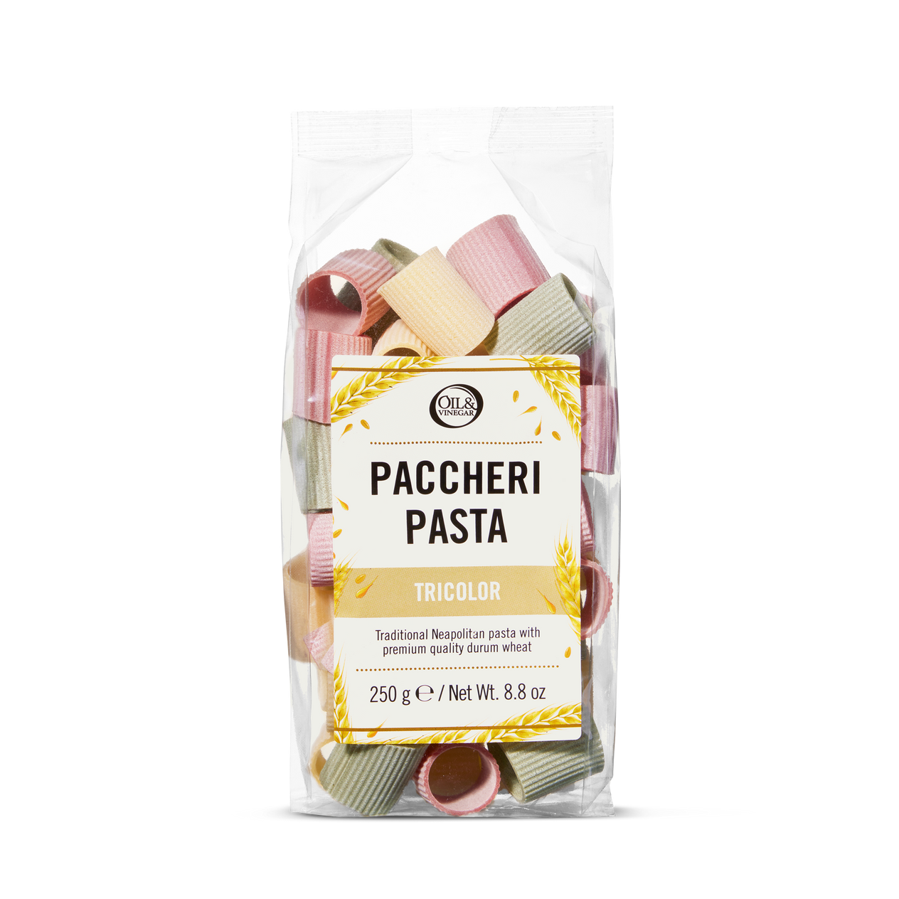 Nudelröhren - Paccheri Rigati Tricolore - 250 g