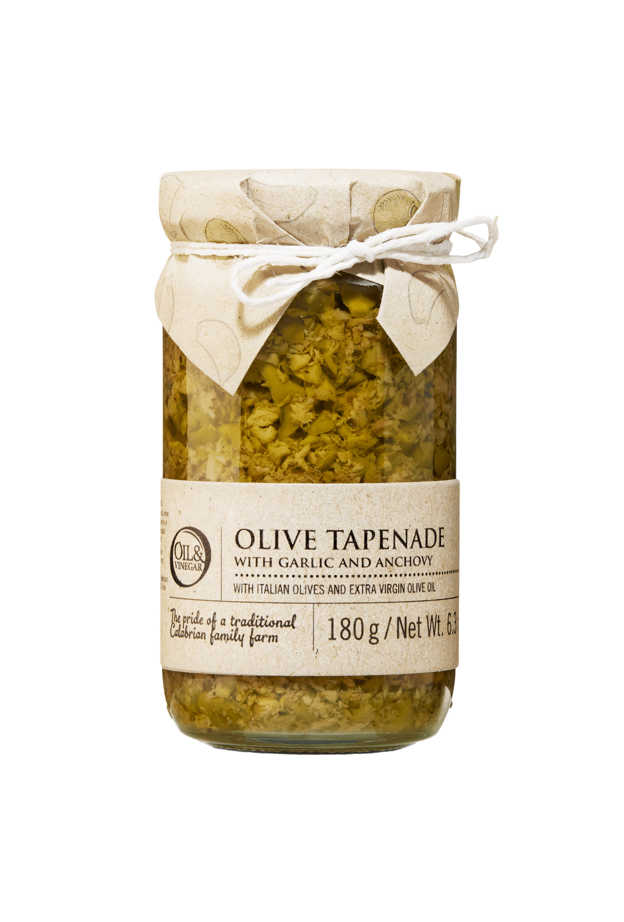Oliven-Tapenade mit Knoblauch und Sardellen - 180 g