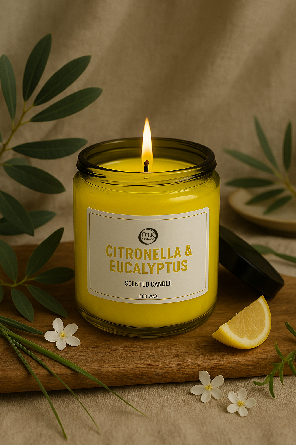 Duftkerze Citronella & Eukalyptus - 180 g