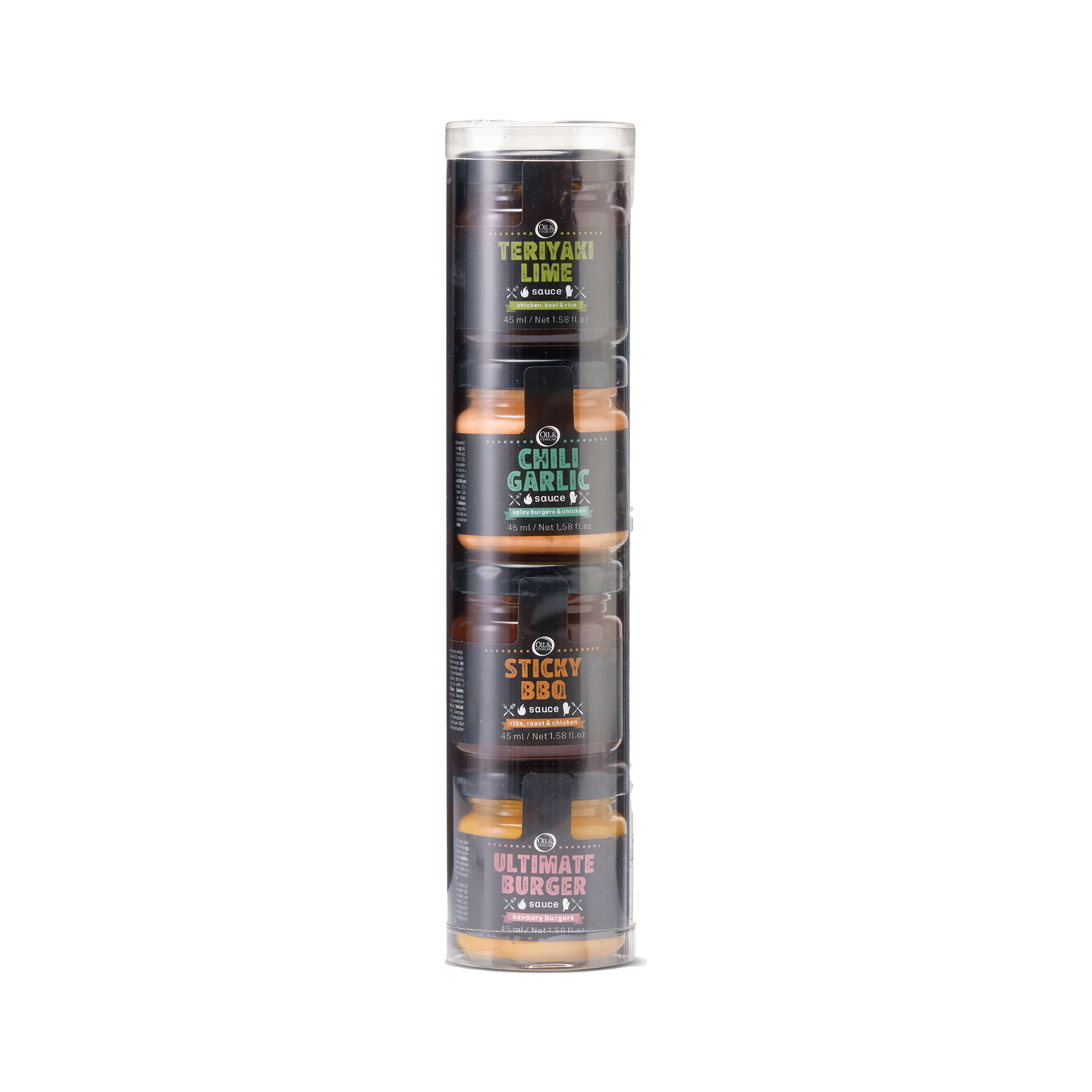 BBQ Sauce Set - Geschenkset - 4x45 ml