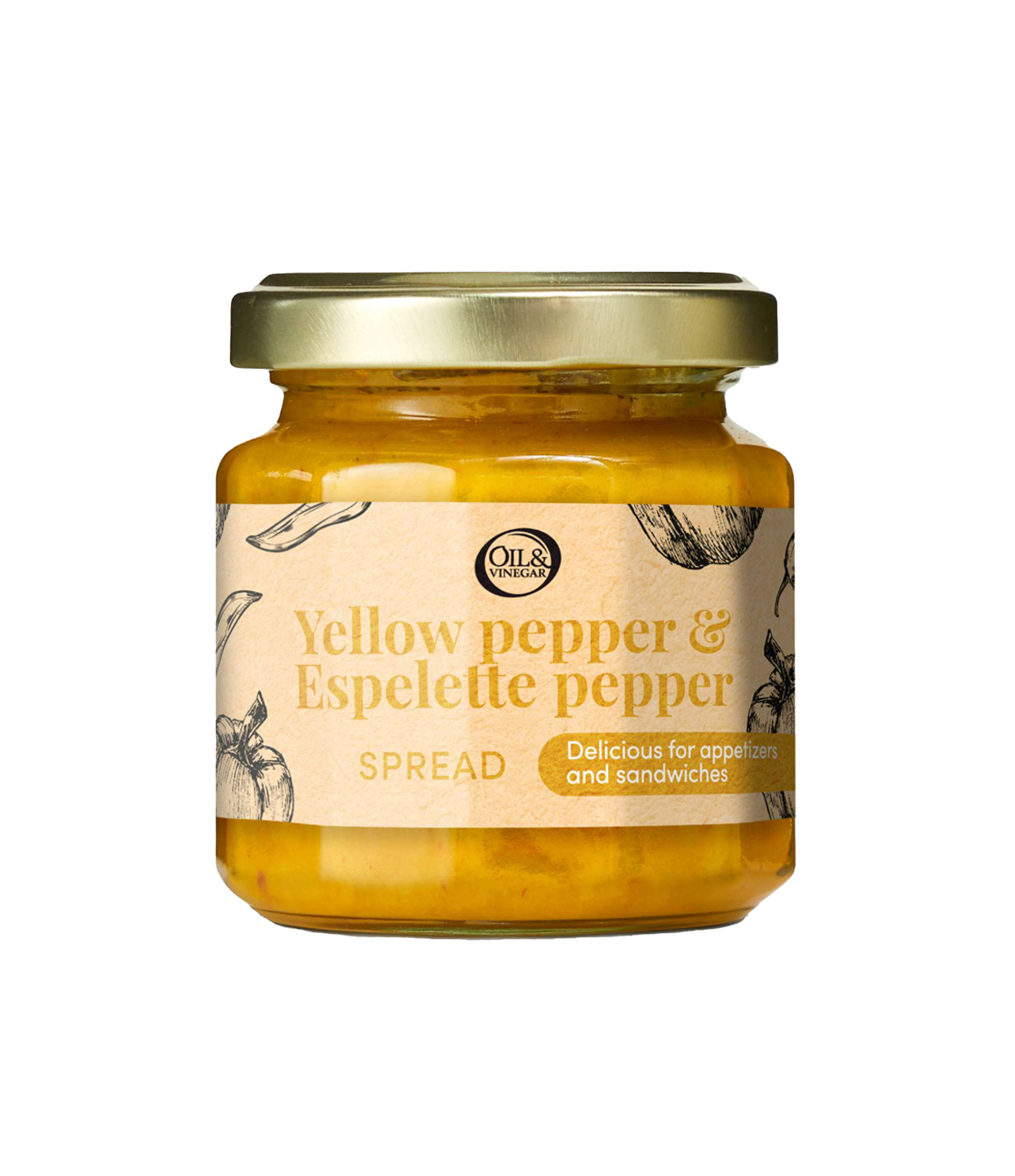 Gelber Paprika & Espelette-Pfeffer Aufstrich - 100 g