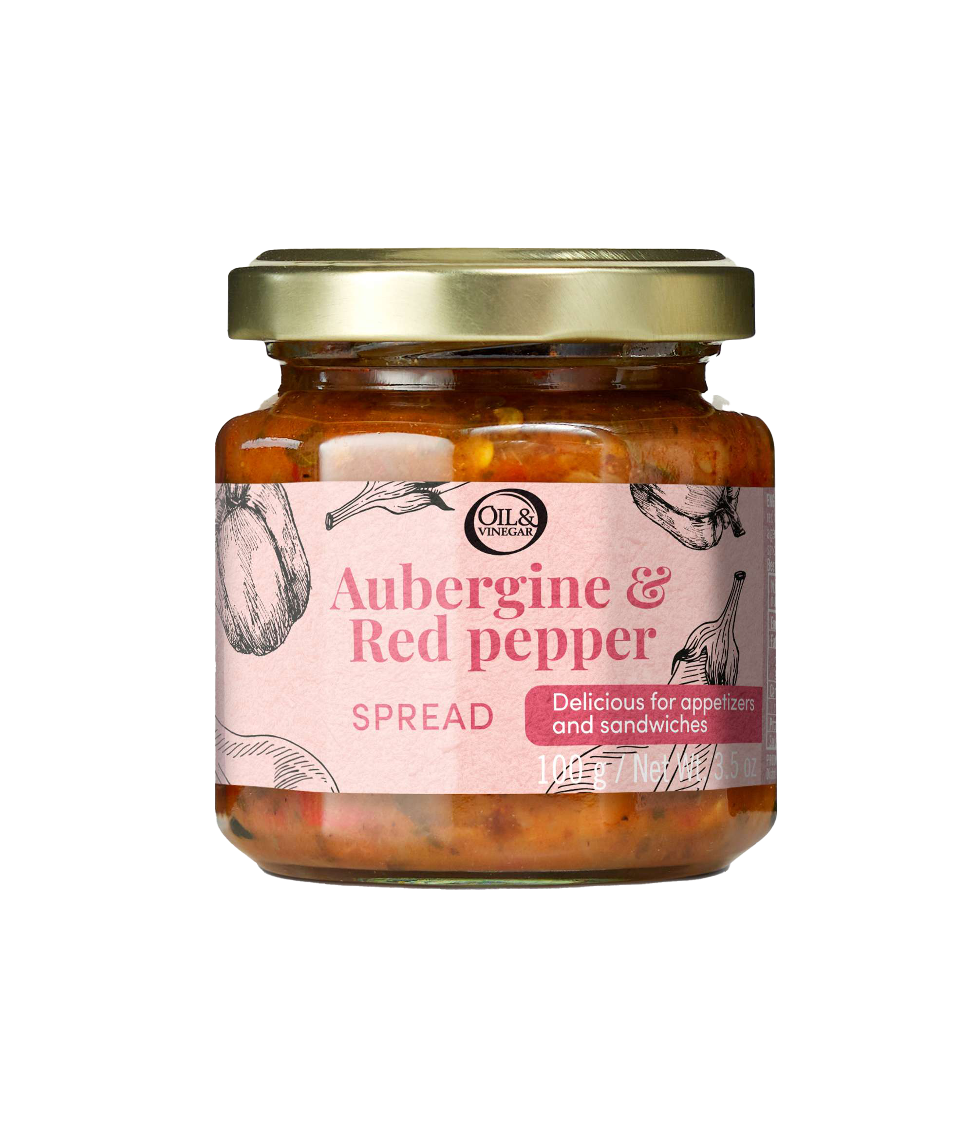 Auberginen- & Rote Paprika-Aufstrich - 100 g
