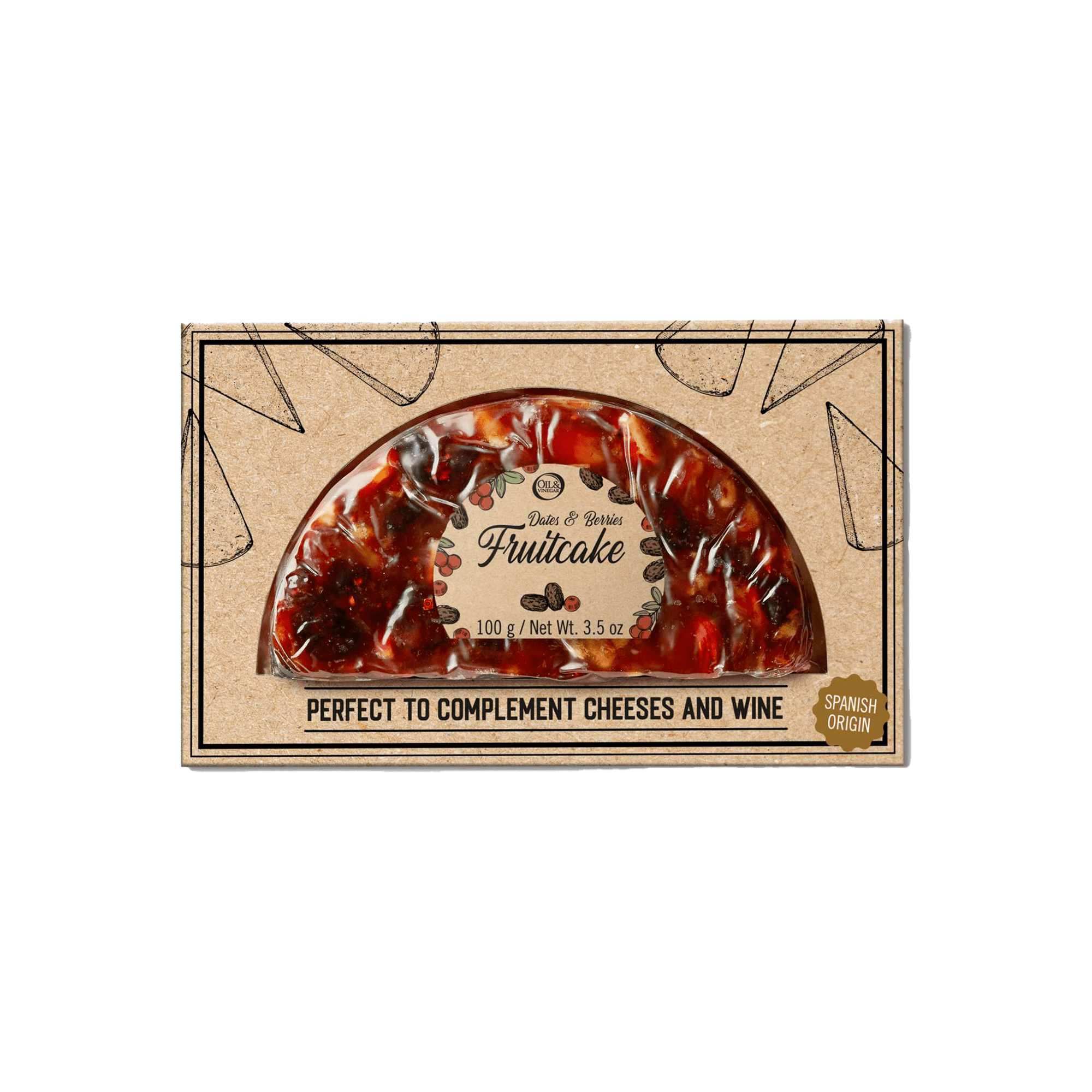 Datteln & Beeren Fruchtkuchen - 100 g