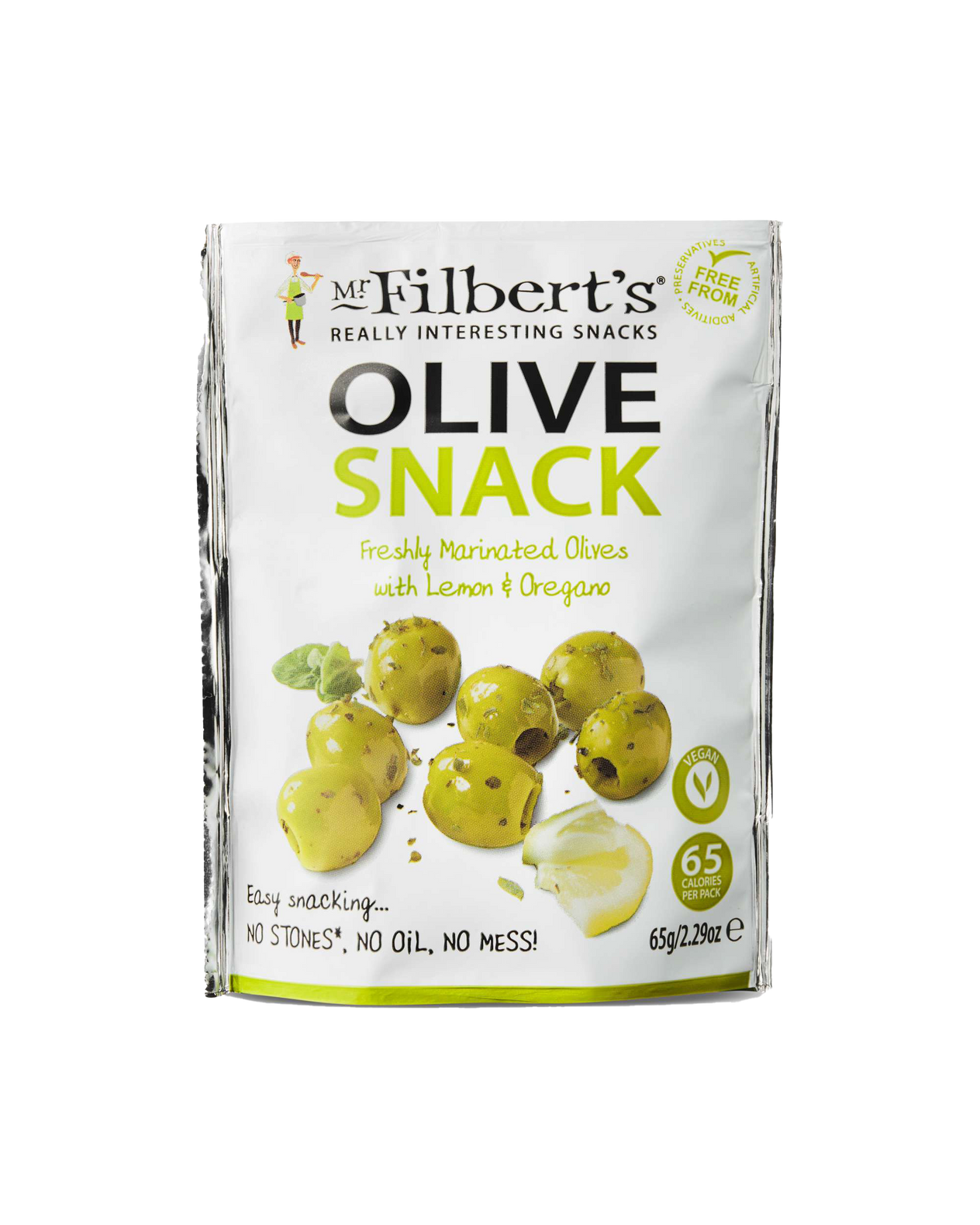 Mr. Filberts Oliven mit Zitrone & Oregano - 50 g