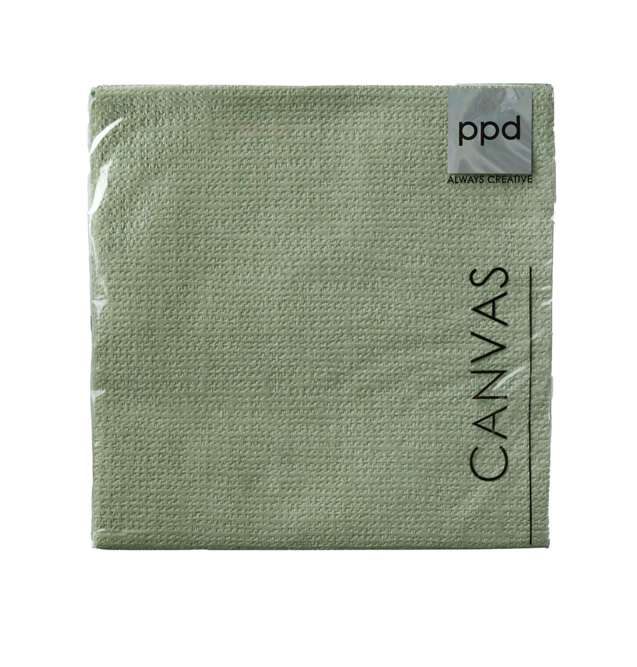 Grüne Serviette - 33x33 cm - Set mit 20 Stück